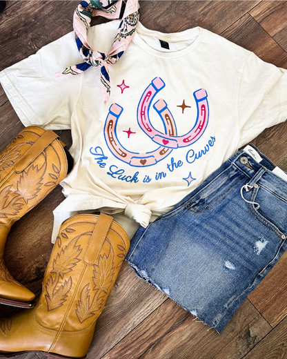 Luck Is In the Curves Tee