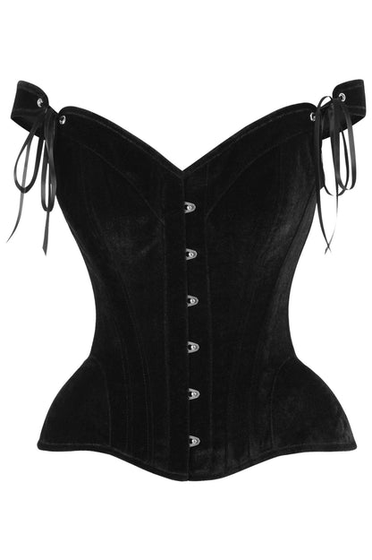 Velvet Waist Cincher w Straps