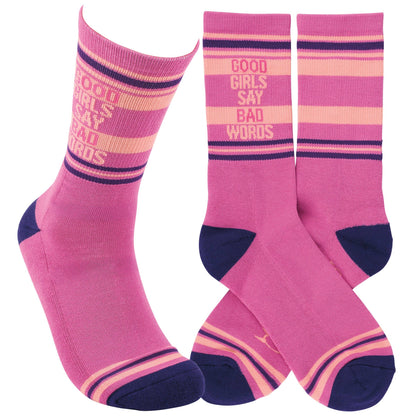Good Girls Say Bad Words Socks
