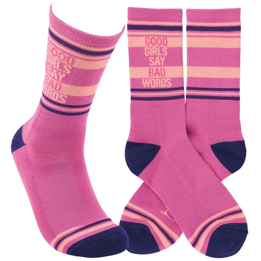 Good Girls Say Bad Words Socks