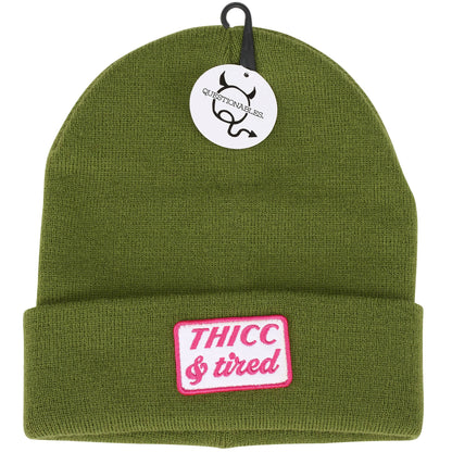 Thicc & Tired Beanie