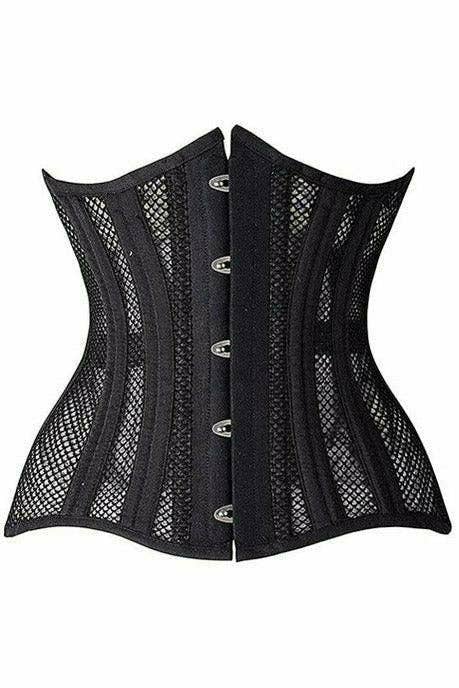 Black Fishnet Corset