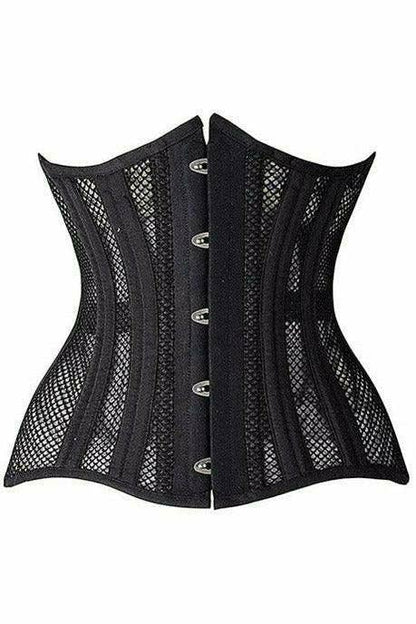 Black Fishnet Corset