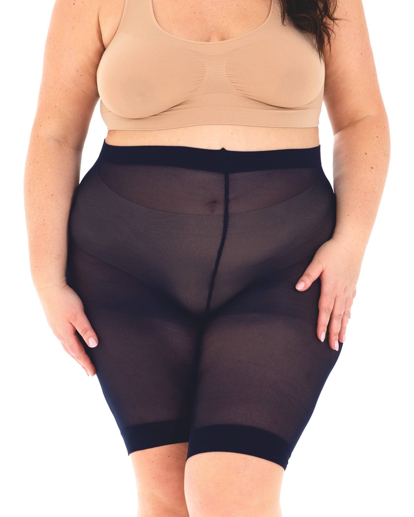 90 Denier Nude Anti-Chafing Shorts