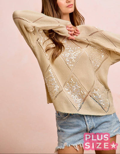 Diamond Knit Sweater