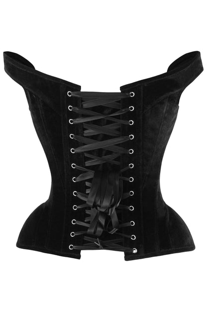 Velvet Waist Cincher w Straps
