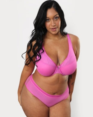 Elle Mesh Push Up T-Shirt Bra